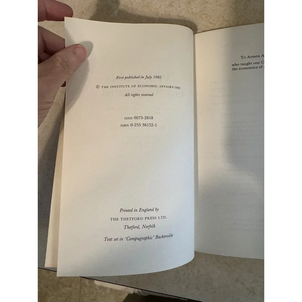 Will China Go Capitalist? Steven N. S. Cheung 1982 Hobart Paper 94 Economics